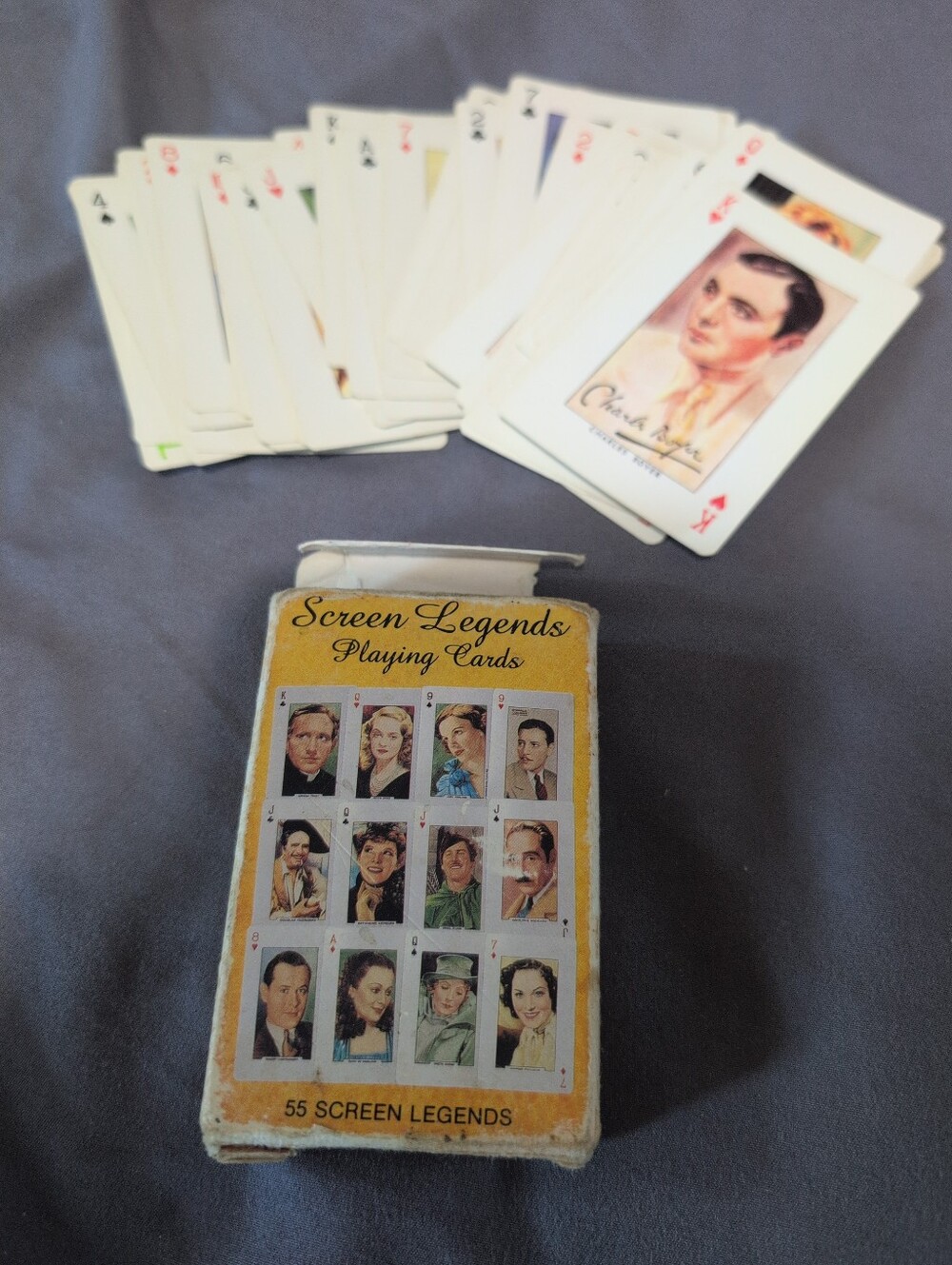 Screen Legends Vintage 1991 Playing Cards US Games Systems